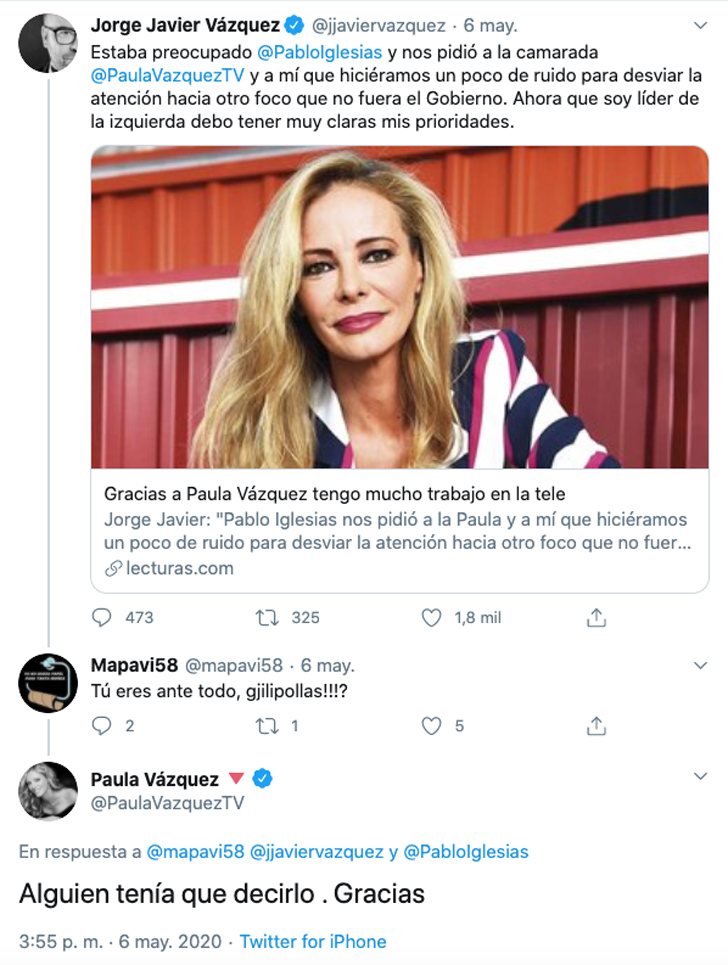 Guerra abierta entre Paula Vázquez y Jorge Javier Vázquez