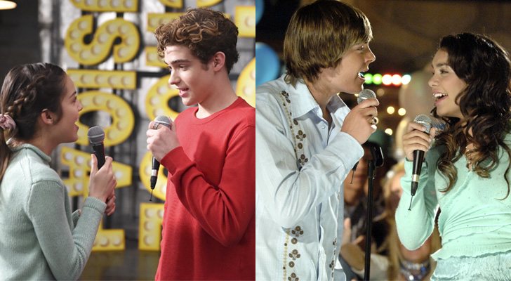 Nini y Ricky, en 'High School Musical: El musical: La serie' y Troy y Gabriella en 'High School Musical'