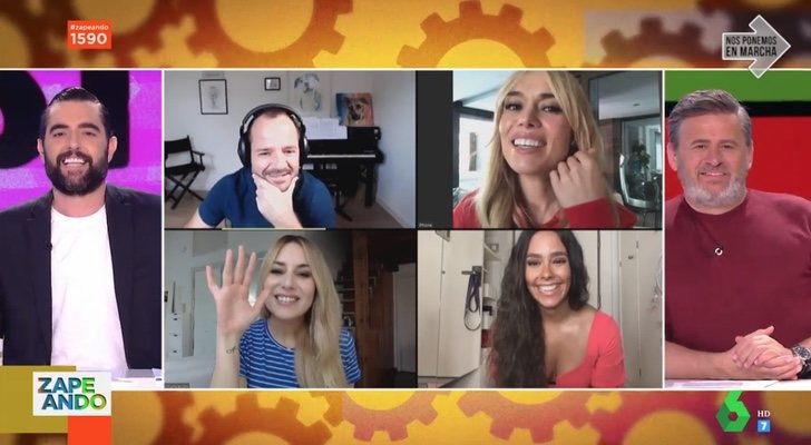 Reencuentro de 'SLQH' en 'Zapeando'