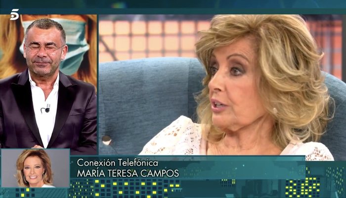 Jorge Javier Vázquez habla con María Teresa Campos vía telefónica