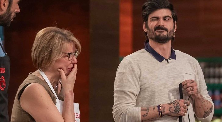Teresa y Fidel en la prueba de eliminación de &#39;MasterChef 8&#39;