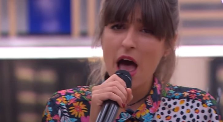 Maialen en el primer pase de micros de la Gala 10 de 'OT 2020'