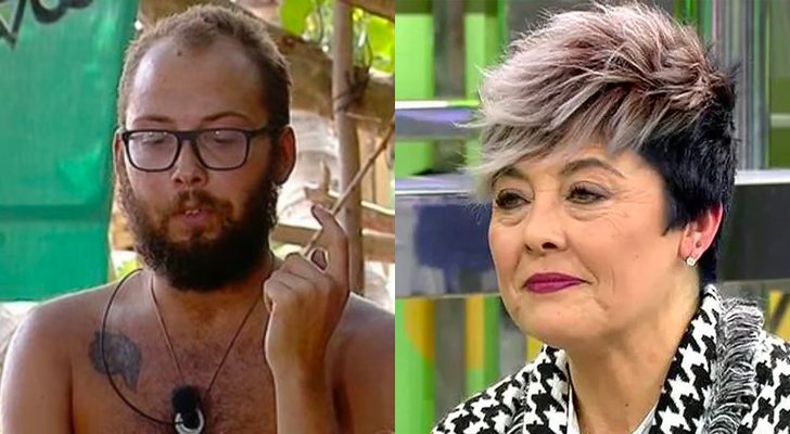 José Antonio Avilés y su madre, Carmen