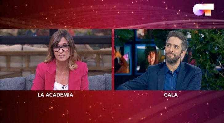Noemí Galera y Roberto Leal, durante su conexión en 'OT 2020'