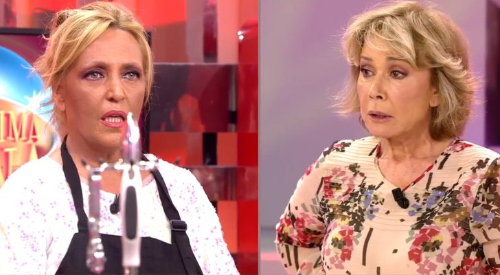 Lydia Lozano y Mila Ximénez en 'La última cena'