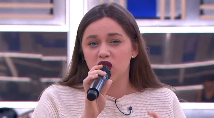 Eva en el primer pase de micros de la Gala 11 de 'OT 2020'