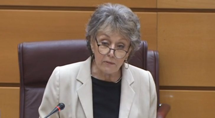 Rosa María Mateo en el Senado