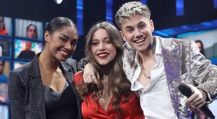 Nia, Eva y Hugo, los finalistas de 'OT 2020'