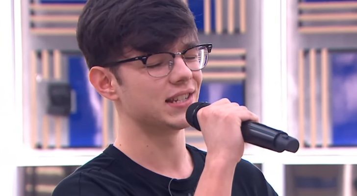 Flavio, en el primer pase de micros de la Gala Final de &#39;OT 2020