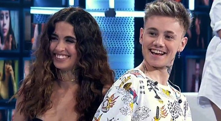 Anaju y Hugo, en la Gala Final de 'OT 2020'