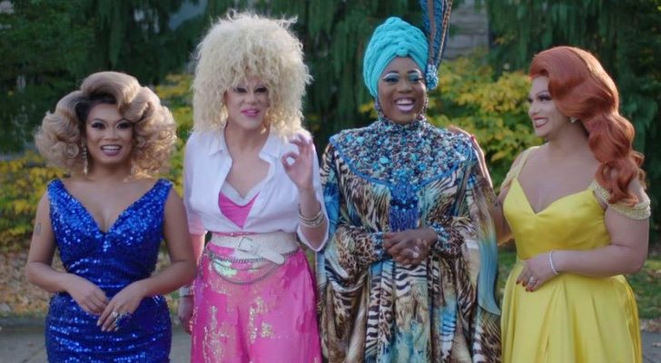 Jujubee, Thorgy Thor, BeBe Zahara Benet y Alexis Michelle en &#39;¡Dragníficas!&#39;