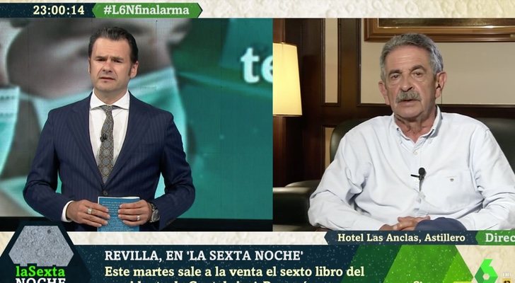 Iñaki López y Miguel Ángel Revilla en 'laSexta noche'