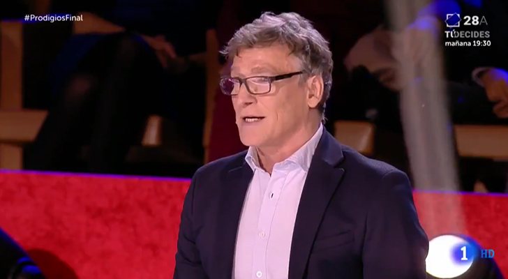 Nacho Duato durante su emotivo discurso en 'Prodigios'