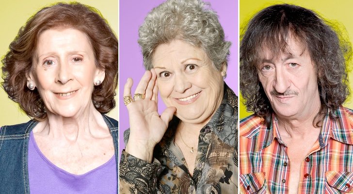 Mariví Bilbao, Emma Penella y Eduardo Gómez