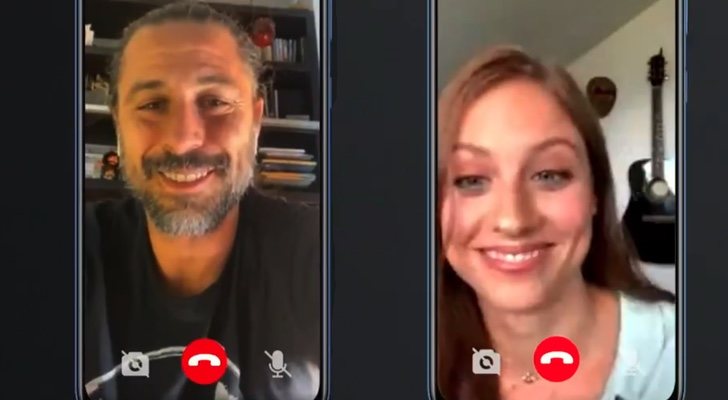 Videollamada entre Hugo Silva y Michelle Jenner