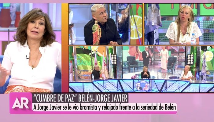 Ana Rosa Quintana se pronuncia sobre la disputa de Jorge Javier Vázquez y Belén Esteban