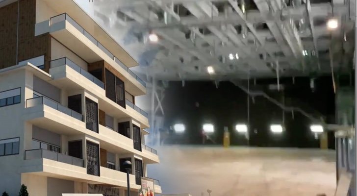 Nave en la que estaba el decorado de 'La que se avecina'