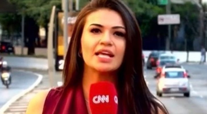 Bruna Macedo, la reportera atracada