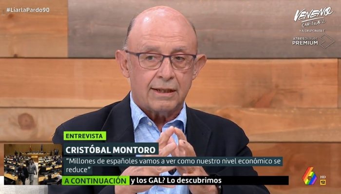 Cristóbal Montoro, en 'Liarla Pardo'