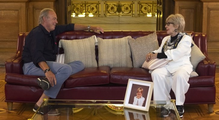 Bertín Osborne y Concha Velasco, en 'Mi casa es la tuya'