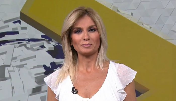 Sandra Golpe, al frente de 'Antena 3 Noticias 1'