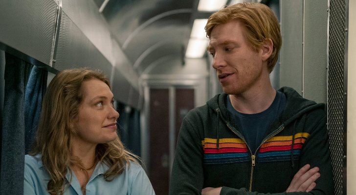 Merritt Wever y Domhnall Gleeson en 'Run'