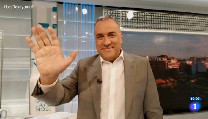 Xabier Fortes se despide de &#39;Los desayunos de TVE&#39;