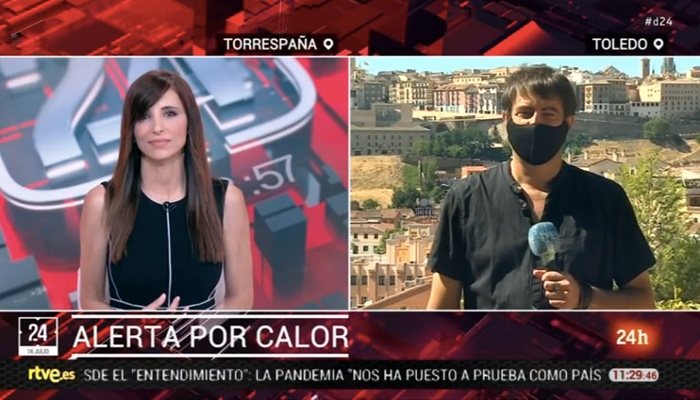 Olga Lambea conecta con Juan Ballesteros, desde Toledo, en 'Diario 24'