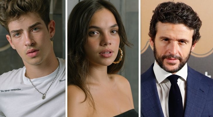 Manu Ríos, Martina Cariddi et Diego Martín, dédicaces de la quatrième saison de 'Élite'