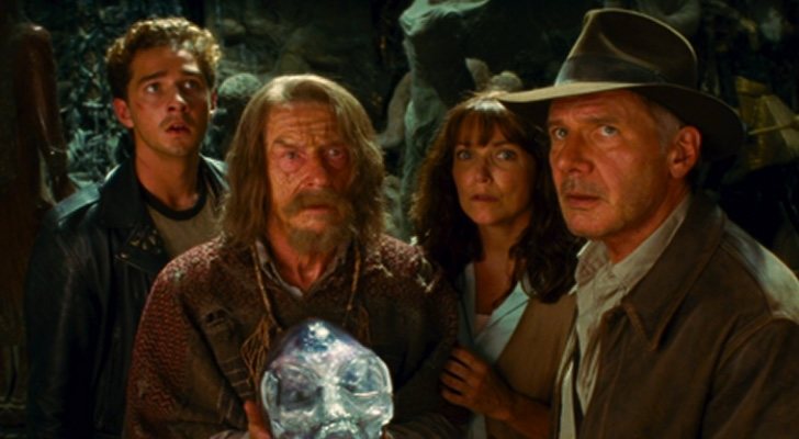 "Indiana Jones y el reino de la calavera de cristal"