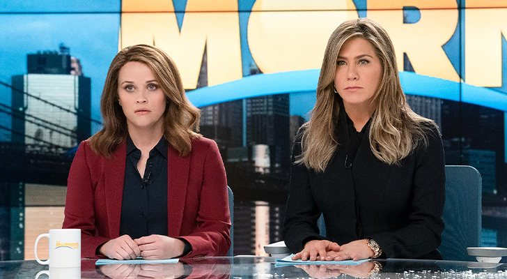 Reese Witherspoon y Jennifer Aniston en 'The Morning Show'