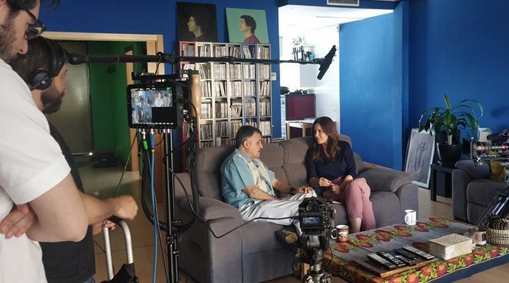 Mamen Mendizábal con El Gran Wyoming