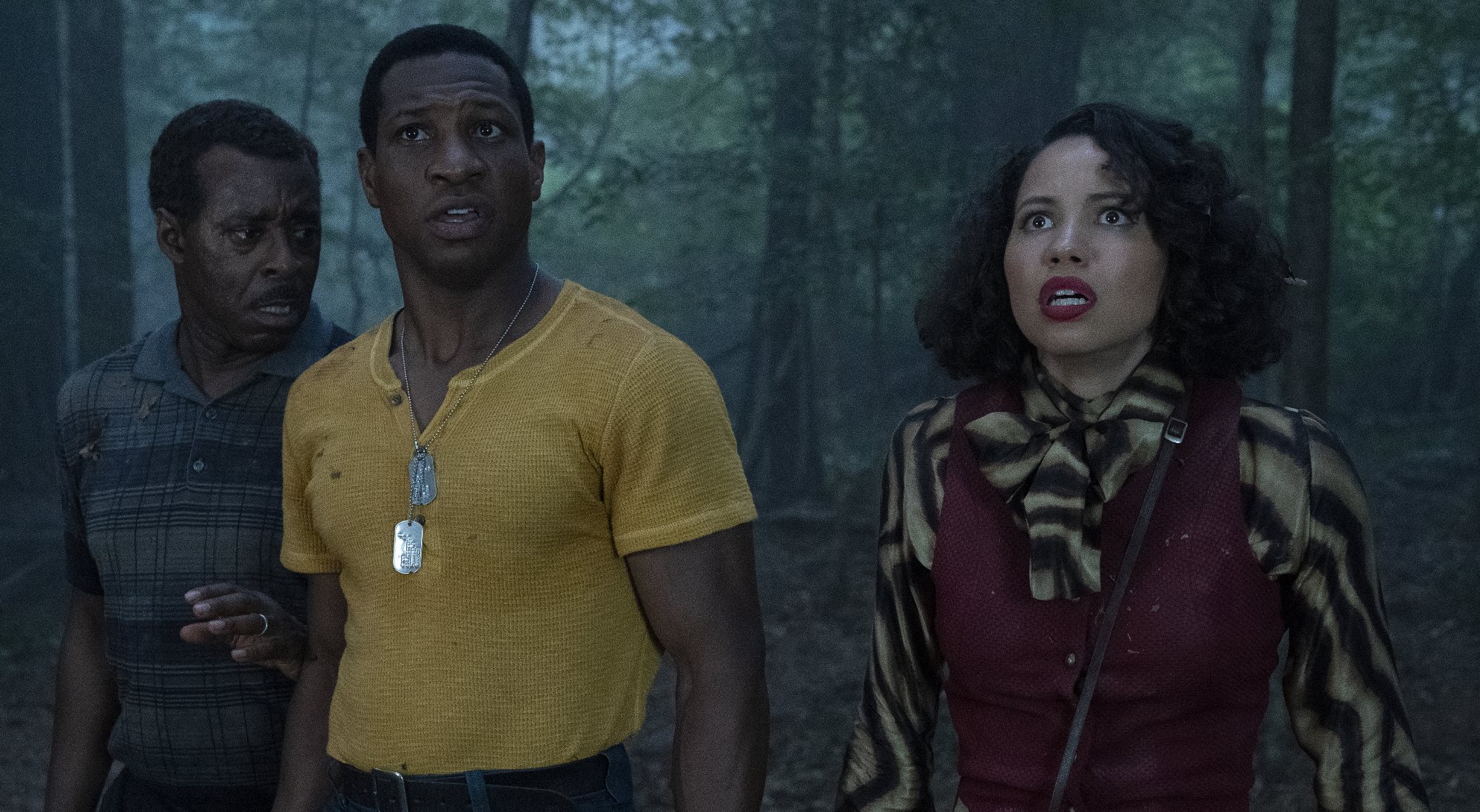 Courtney B. Vance, Jonathan Majors y Jurnee Smollett en 'Territorio Lovecraft'