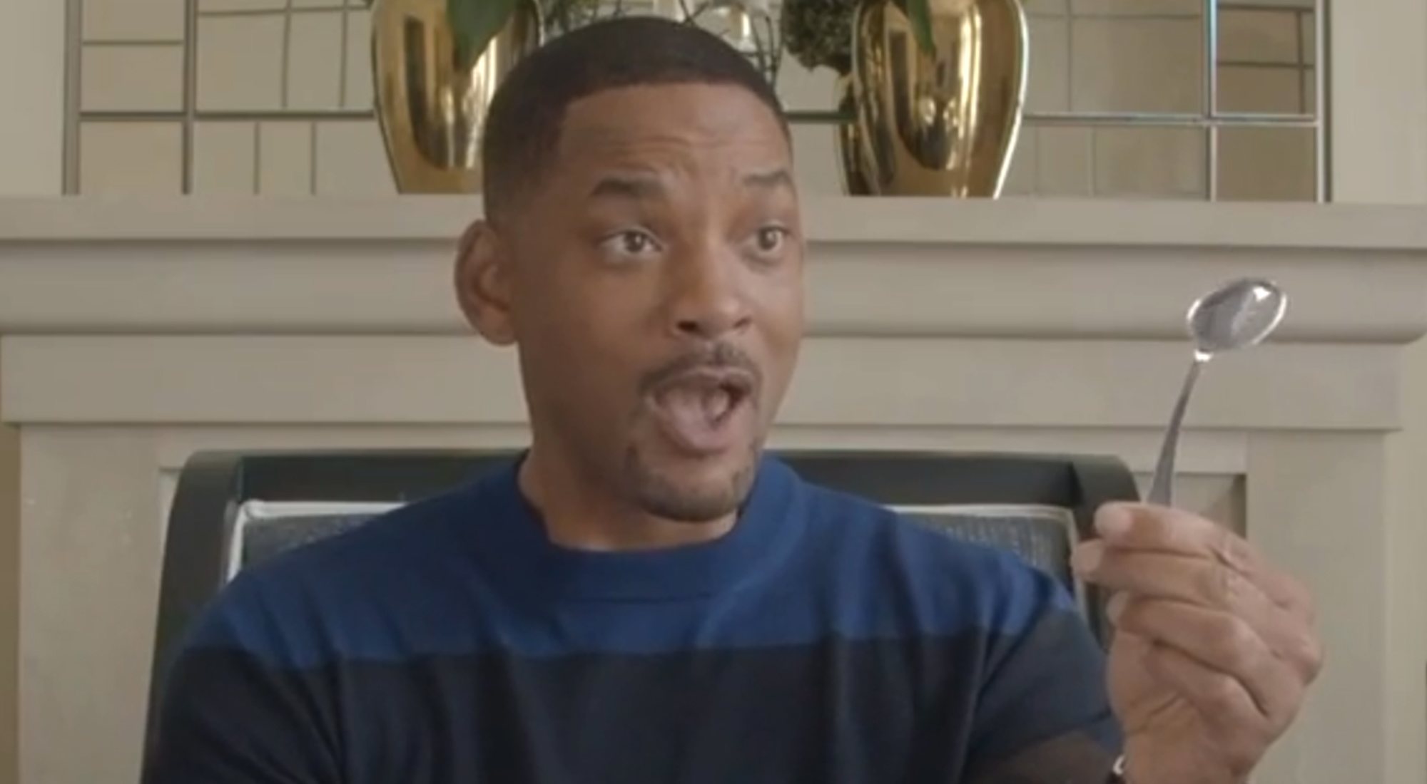 El actor Will Smith en uno de sus tiktoks