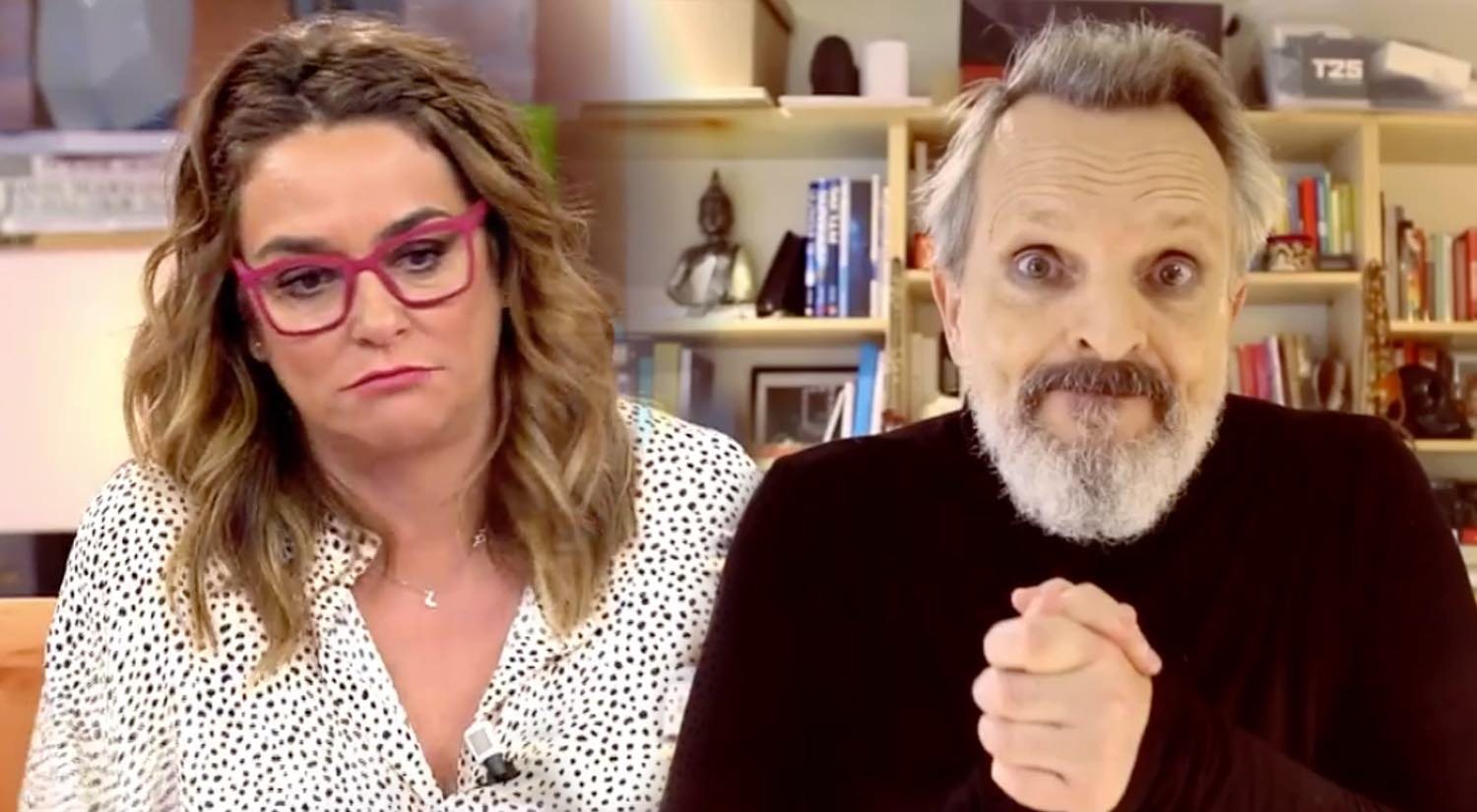 Toñi Moreno y Miguel Bosé