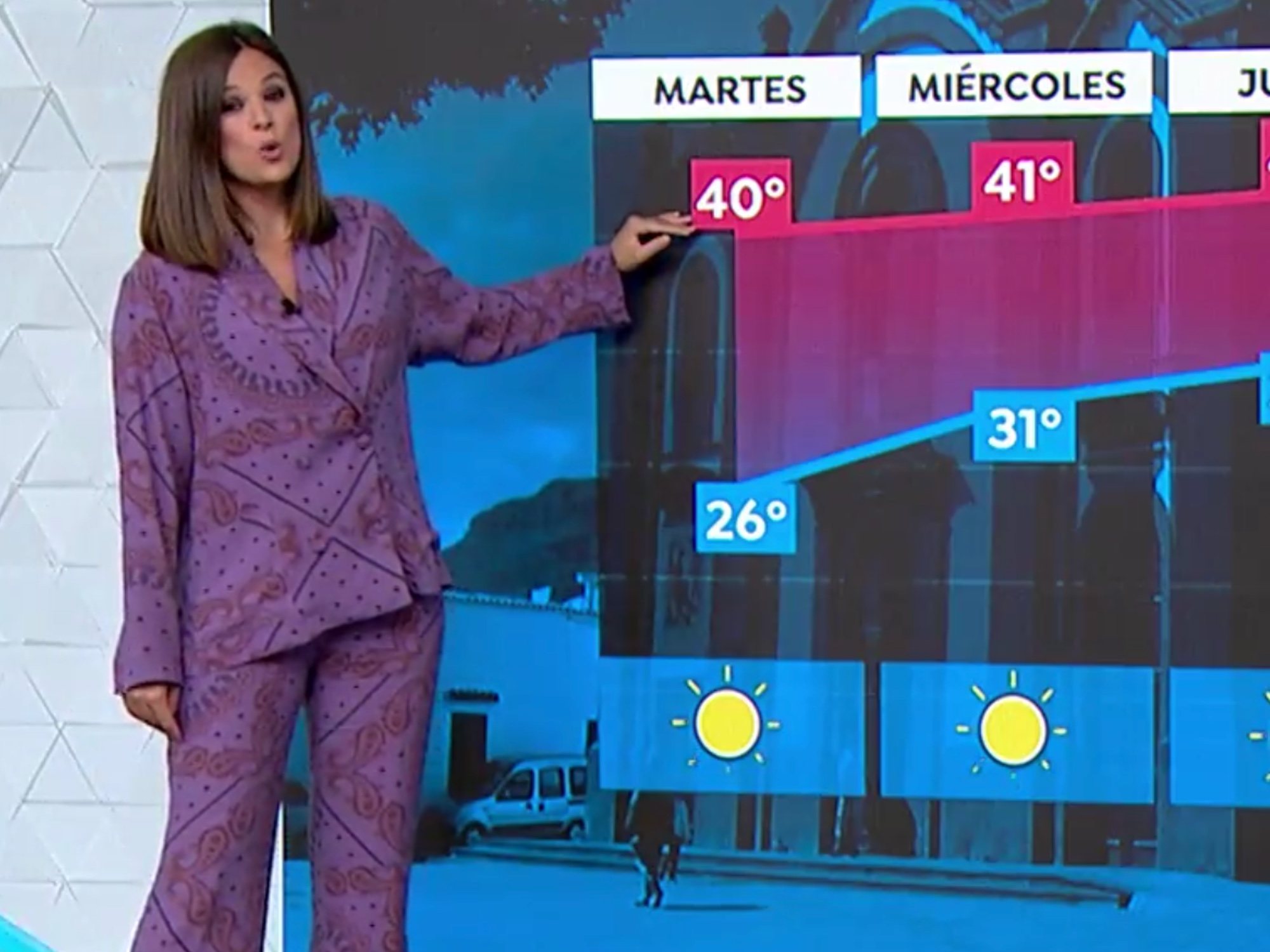 Mercedes Martín, presentadora del tiempo de 'Las noticias de la mañana'