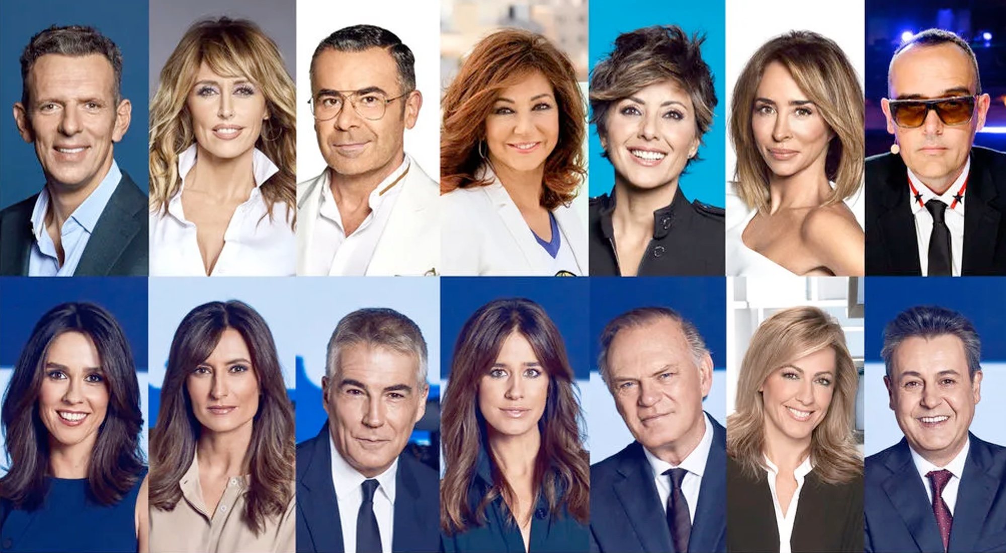 Los presentadores de Mediaset España