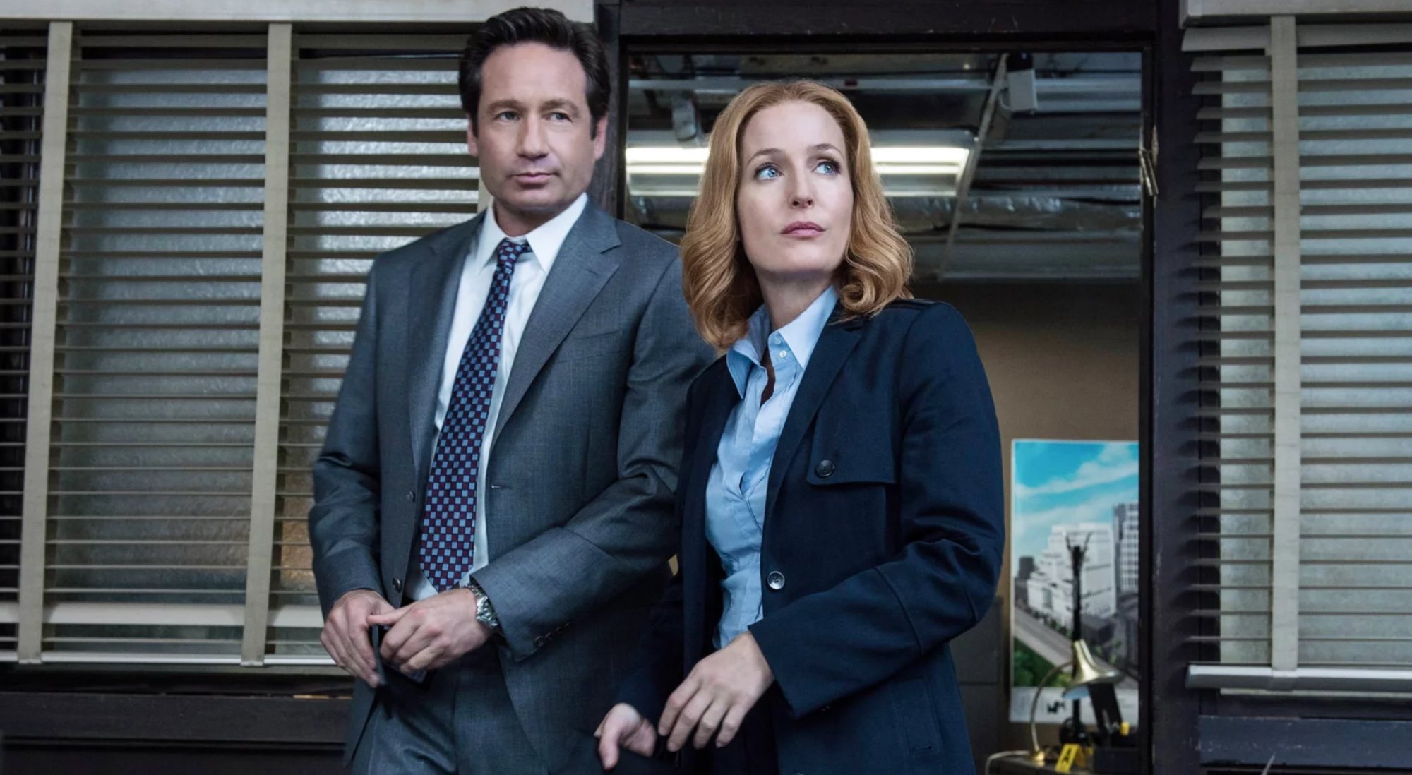 David Duchovny y Gillian Anderson en 'Expediente X'