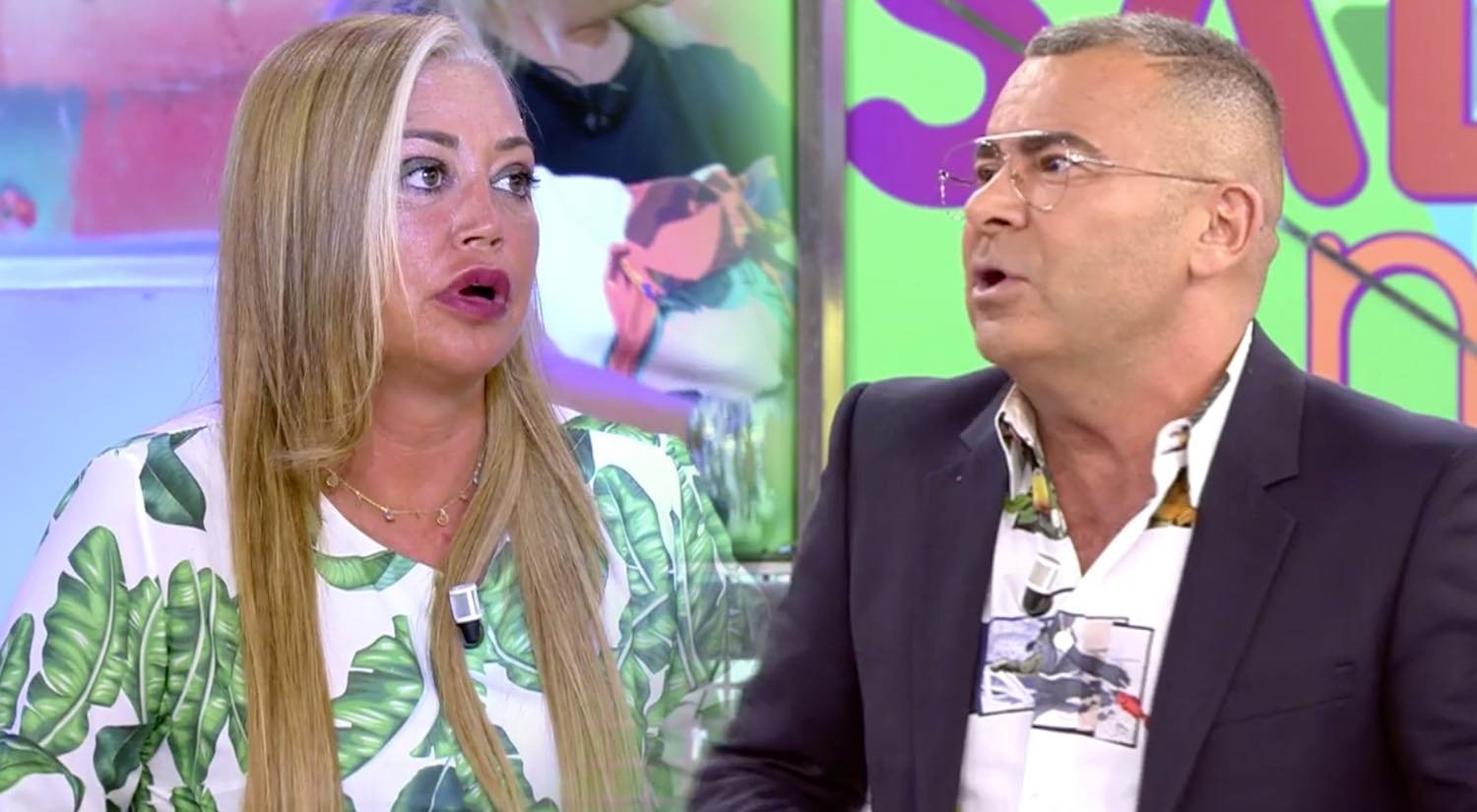 Belén Esteban y Jorge Javier Vázquez en 'Sálvame'