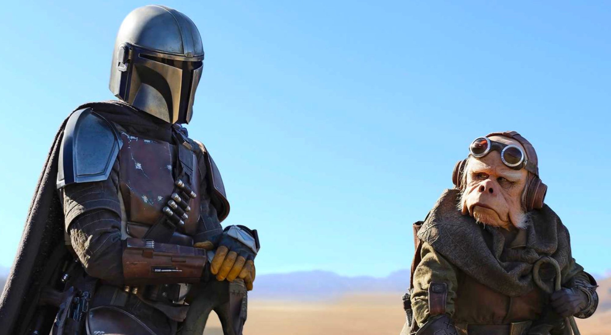 El mandaloriano y Kuiil
