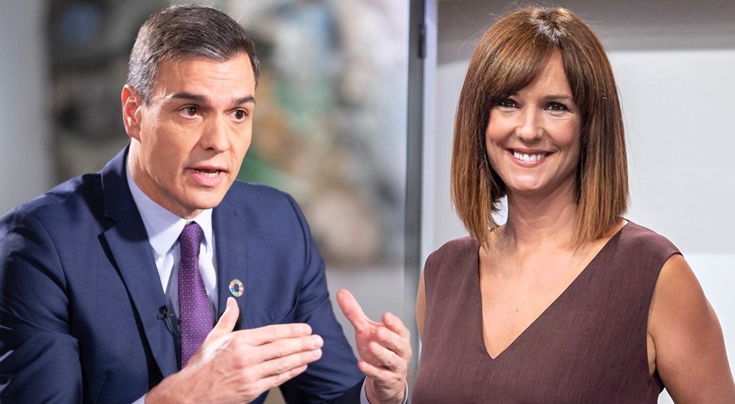 Pedro Sánchez y Mónica López ('La hora de La 1')