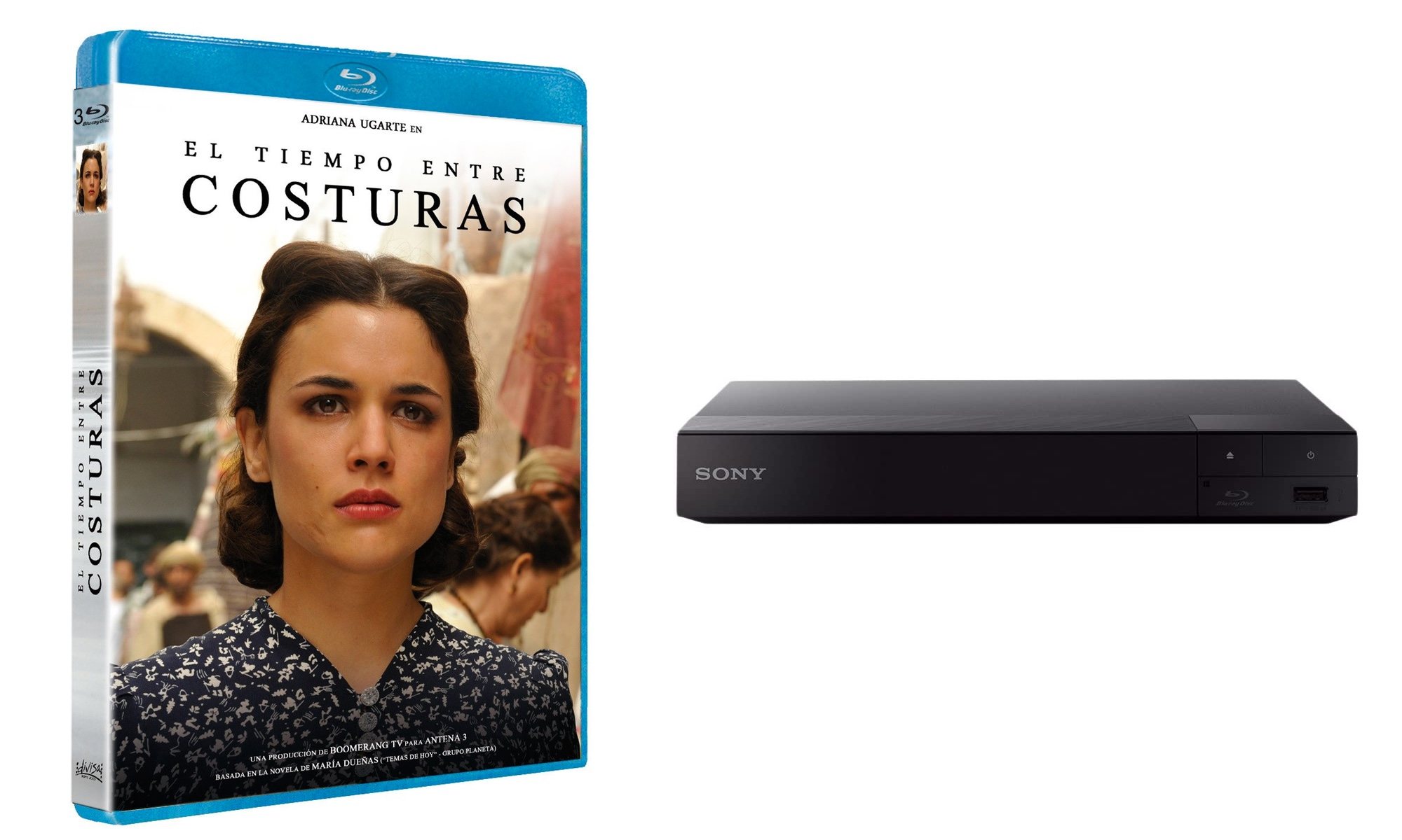 &#39;El tiempo entre costuras&#39; y reproductor de blu-ray