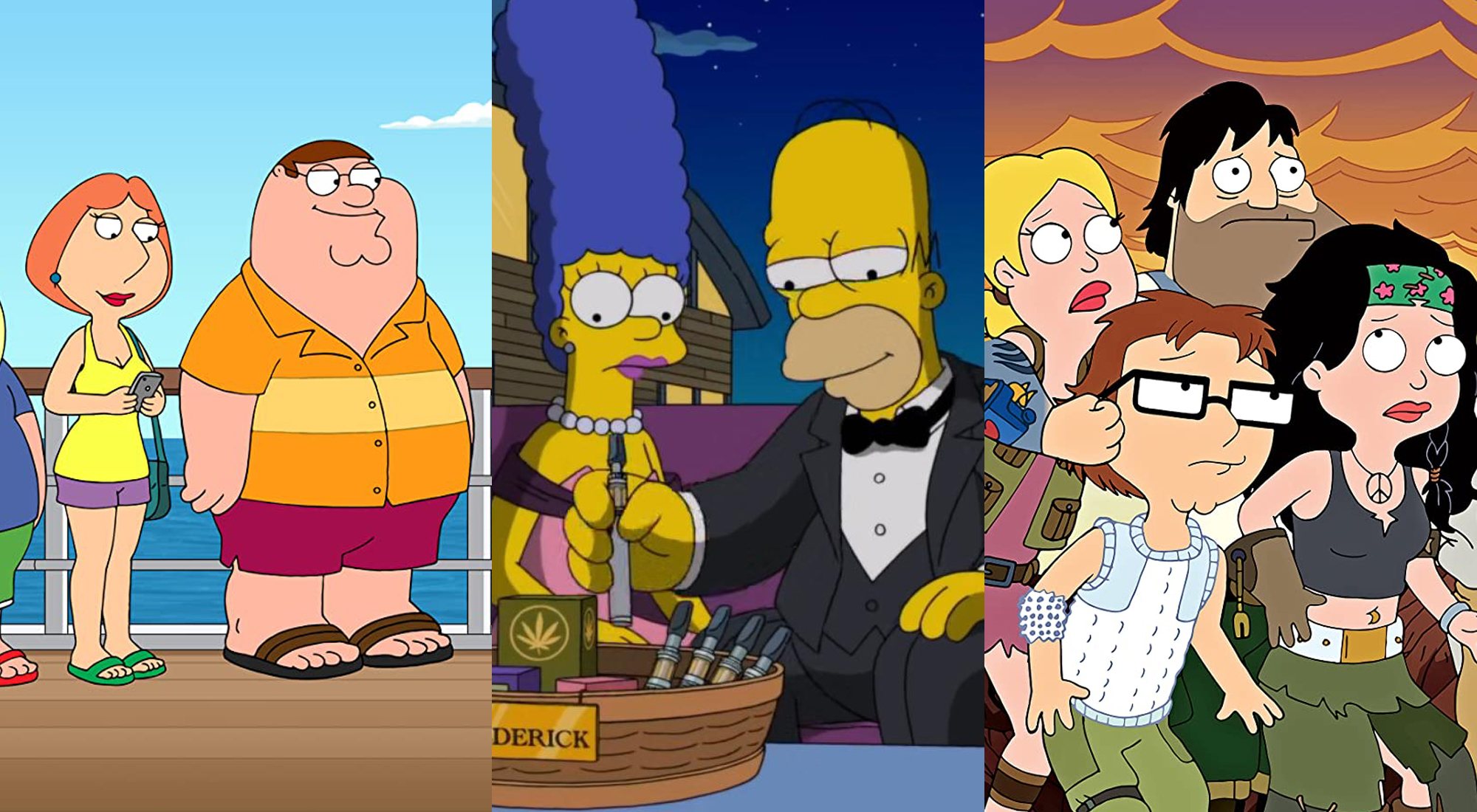 'Padre de familia', 'Los Simpson' y 'American Dad'