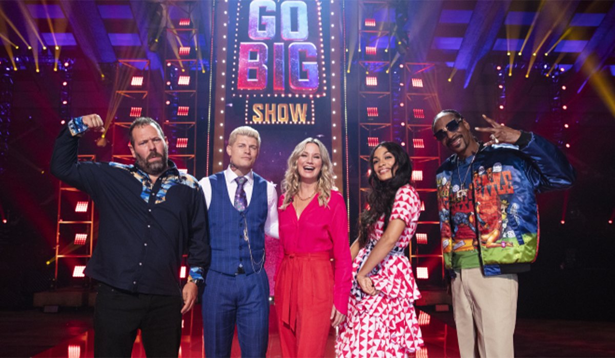 Bert Kreischer, Cody Rhodes, Jennifer Nettles, Rosario Dawson y Snoop Dogg en 'Go-Big Show'