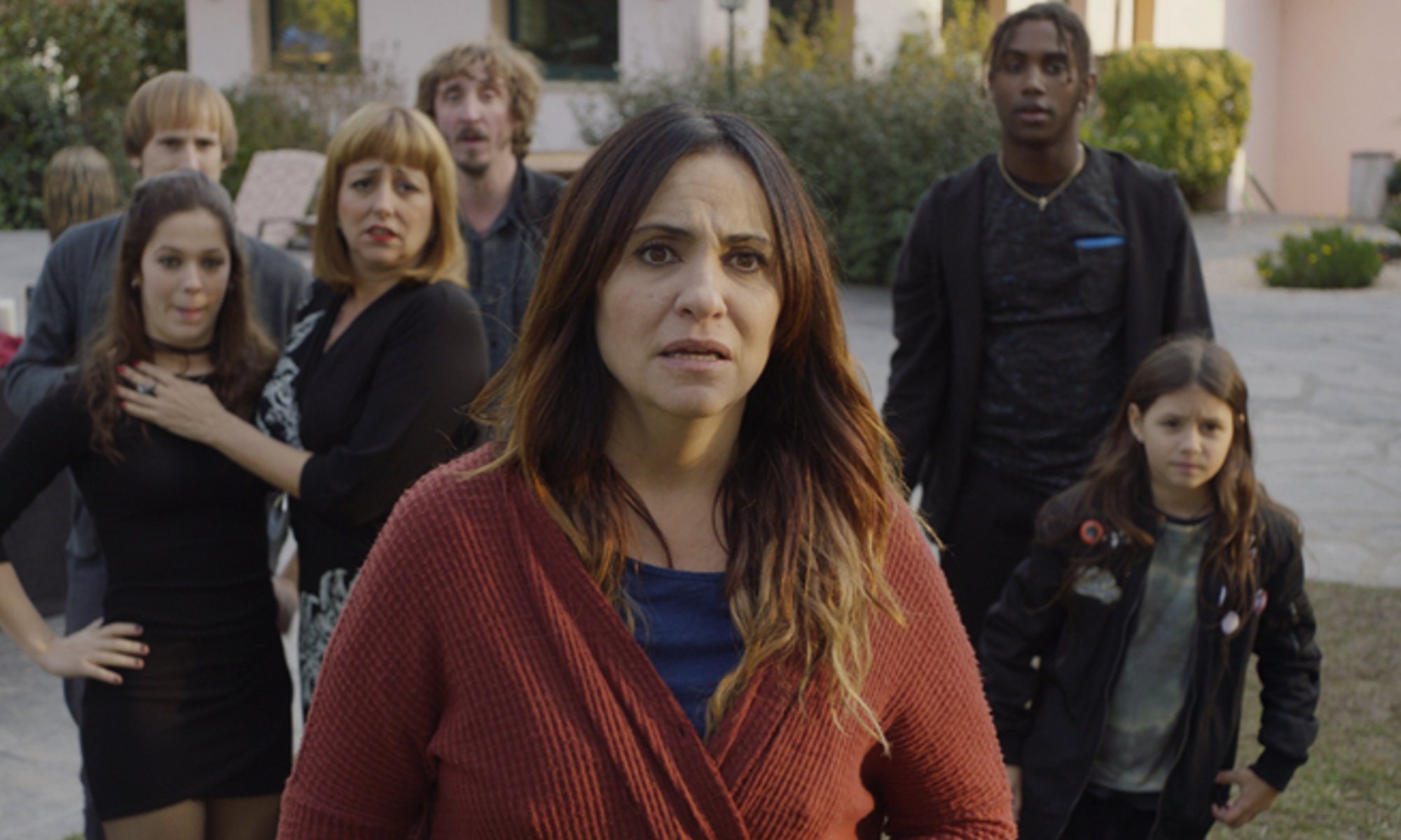 Melani Olivares y el resto del reparto de &#39;Benvinguts a la família&#39;