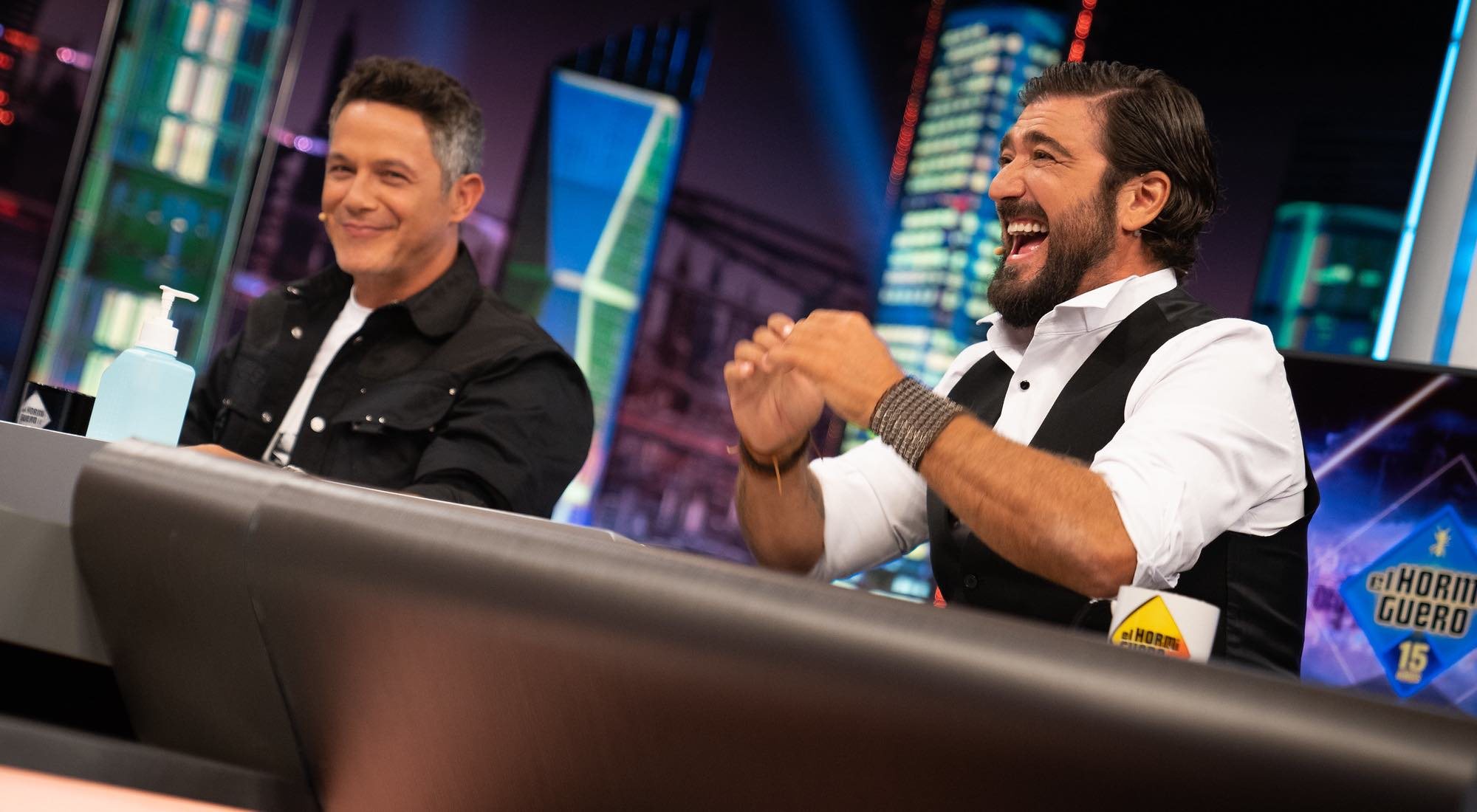 Alejandro Sanz y Antonio Orozco en 'El hormiguero'