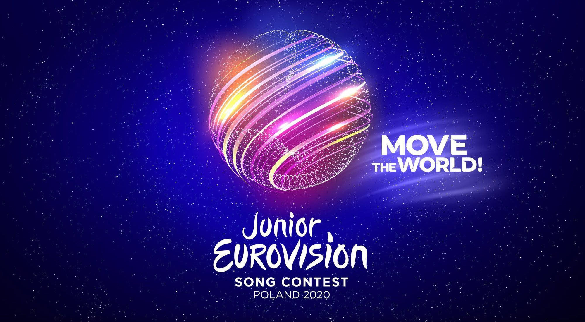 Logotipo y lema de Eurovisión Junior 2020, "Move The World!"