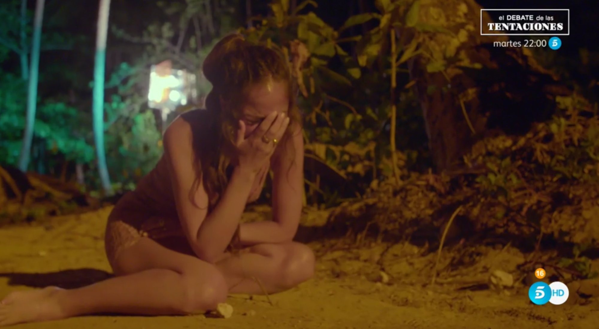 Melyssa rompe a llorar tras ver las imágenes de Tom en 'La isla de las tentaciones'