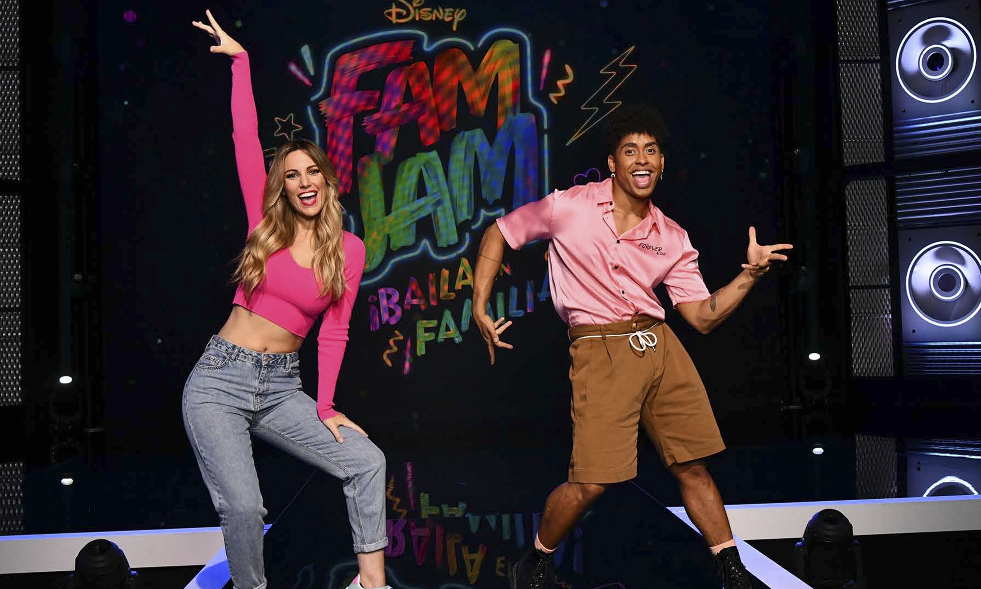 Edurne y Axe Peña, en &#39;Fam Jam, ¡Baila en familia!&#39;