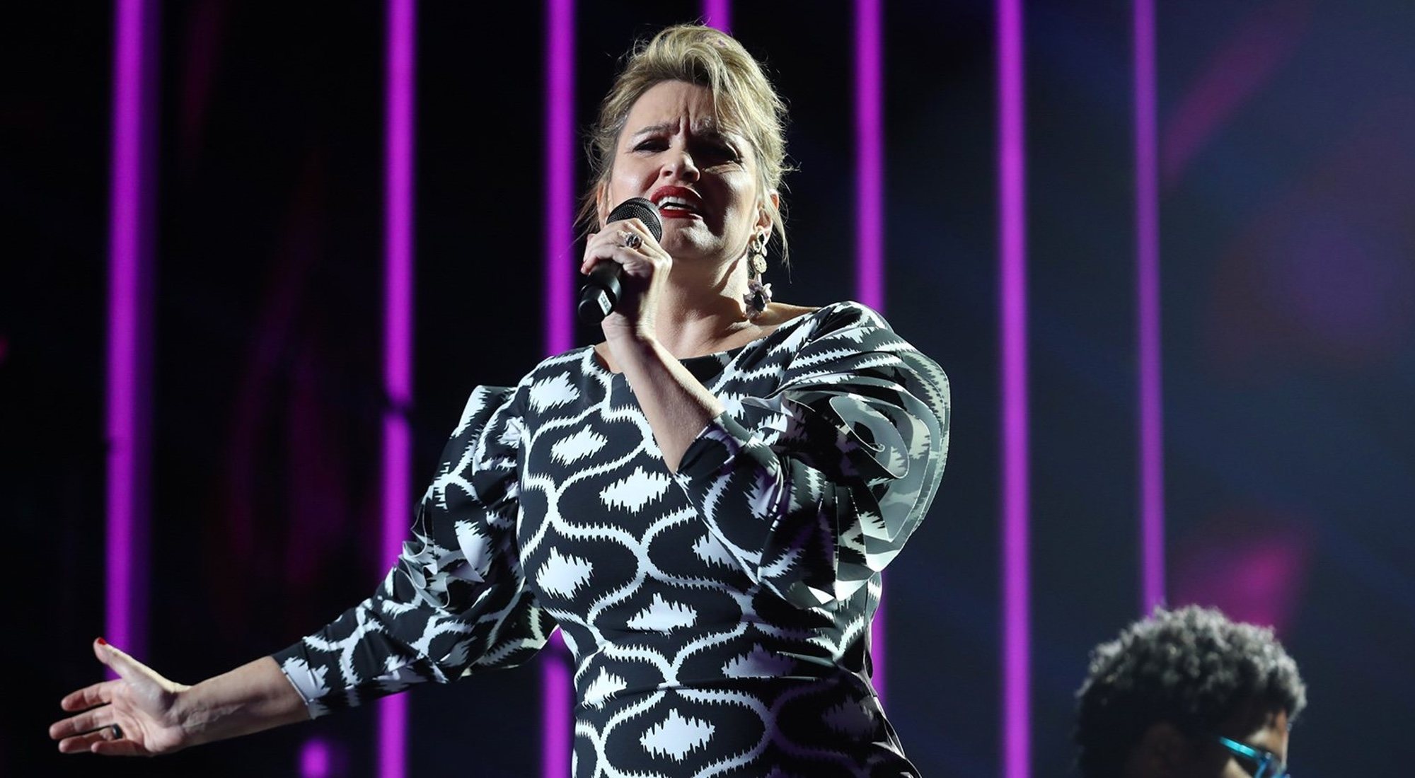 Ainhoa Arteta, cantando en una gala de &#39;Operación triunfo&#39;